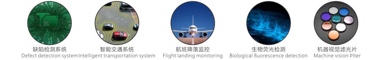 工業相機濾光片應用范圍 工業相機濾光片應用范圍